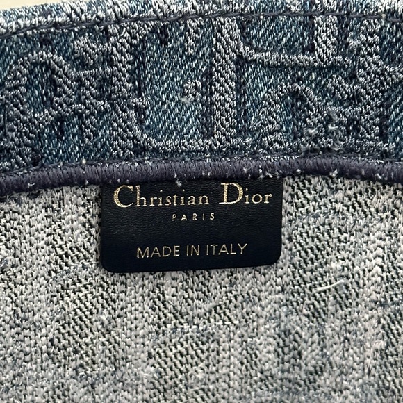 Dior Denim Book Tote Bag - Picture 3 of 6